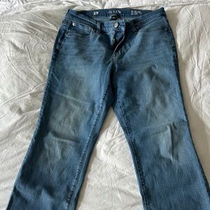 J. Crew Women's Denim Bootcut Jeans in Medium Blue Wash